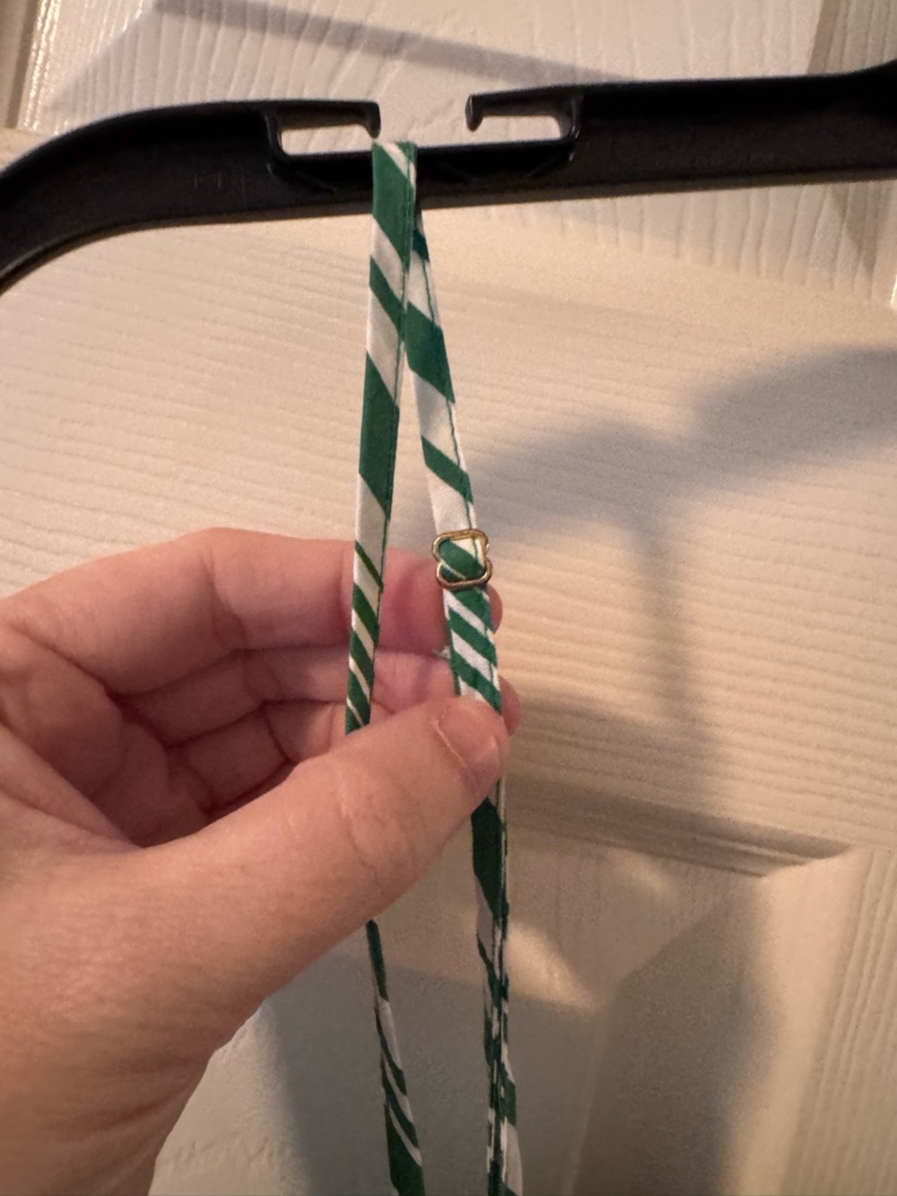 NWT LOFT Green & White Striped Smocked Sundress-Sz L - Picture 4 of 5